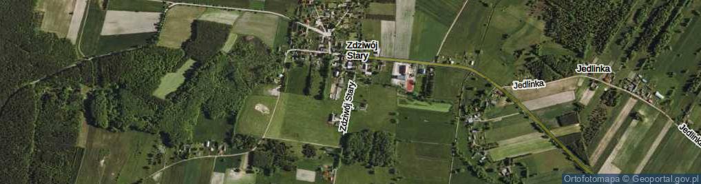 Zdjęcie satelitarne Zdziwój Stary ul.